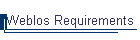 Weblos Requirements
